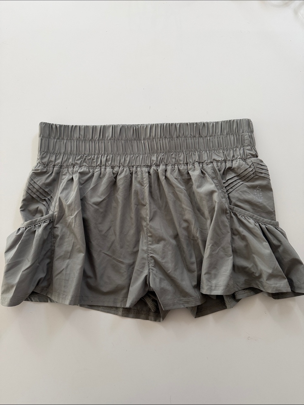 FP Movement Green/Gray Athletic Shorts Size Small